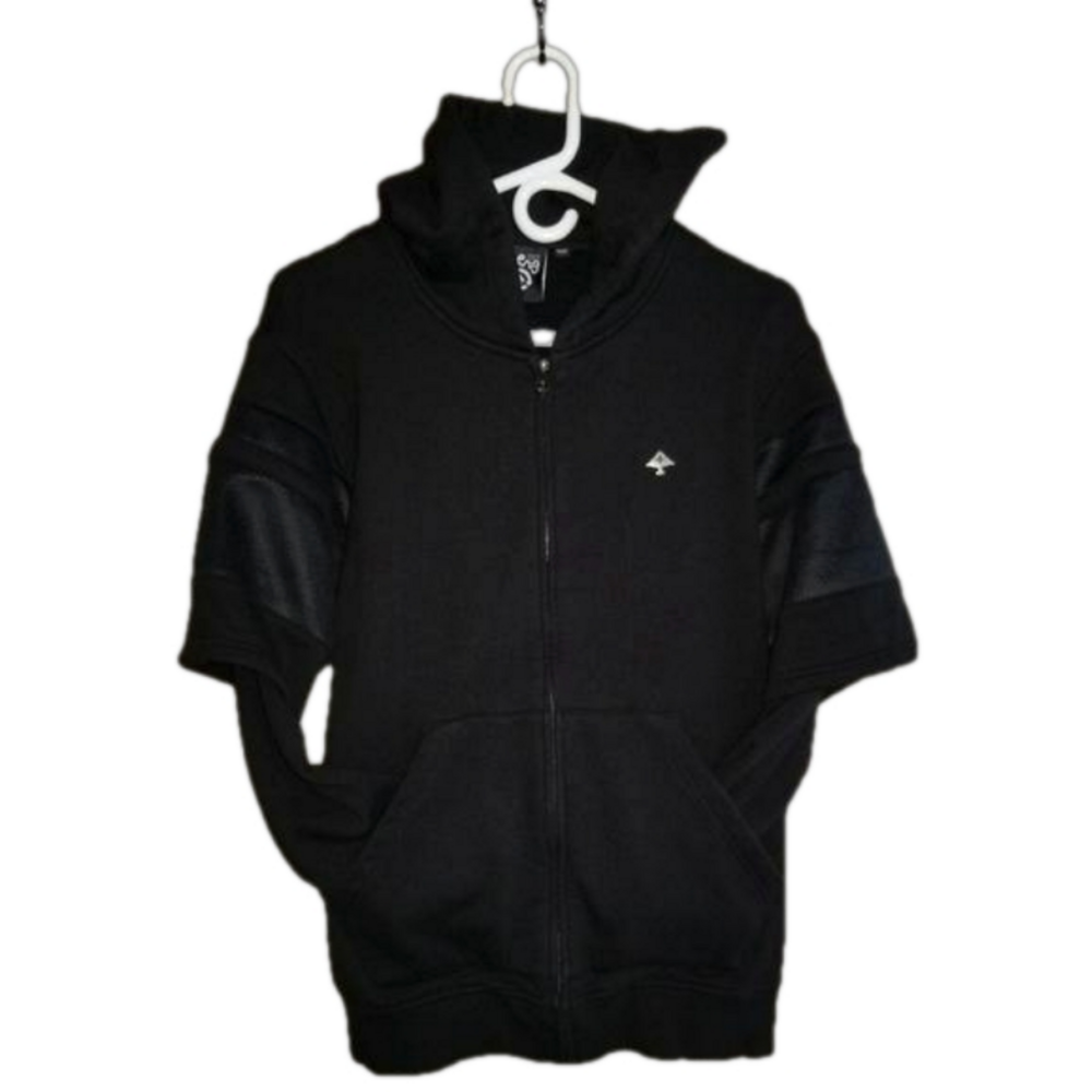 LRG Hooded Full Zip Black Scumbag Shacket Label Reads Size Medium